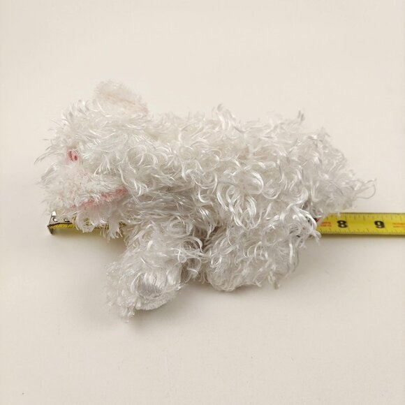 Webkinz White Fuzzy Terrier Ganz Puppy Dog Stuffed Animal Plush Soft Toy No Code - Picture 11 of 11